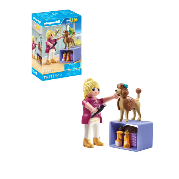Playmobil 71747 dame et caniche