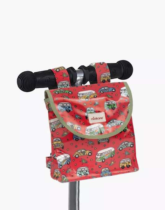 Sac de guidon en coton enduit