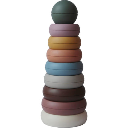 Anneaux à empiler multicolores
