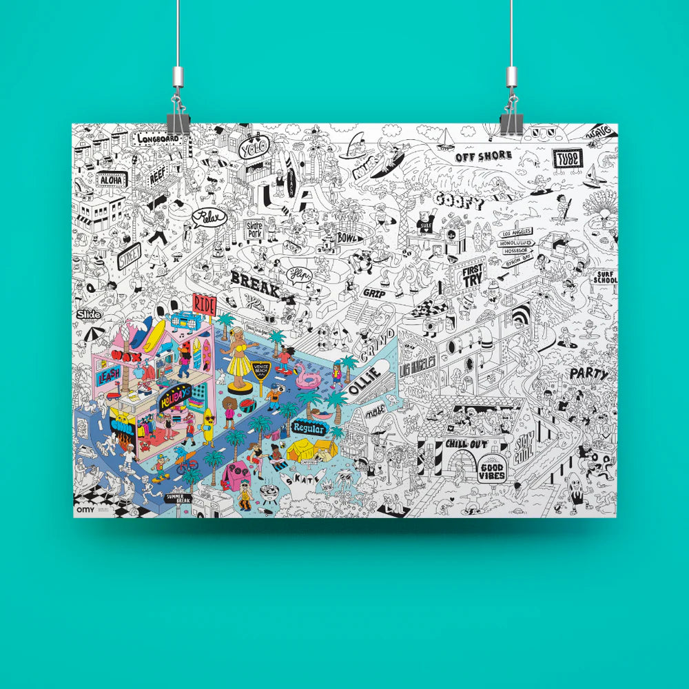 Poster géant à colorier