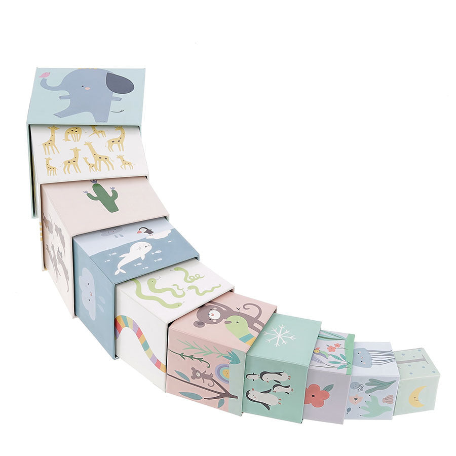 Cubes gigognes animaux Sarah Betz
