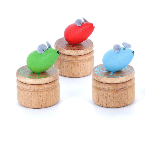 Boîte à dents de lait souris en bois