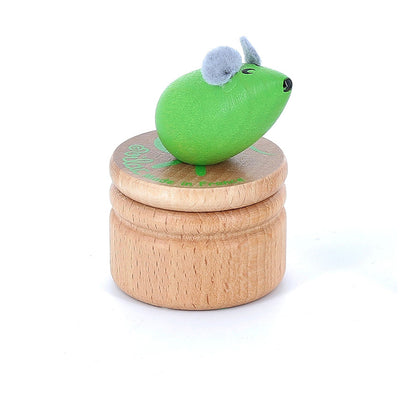 Boîte à dents de lait souris en bois