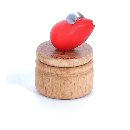 Boîte à dents de lait souris en bois