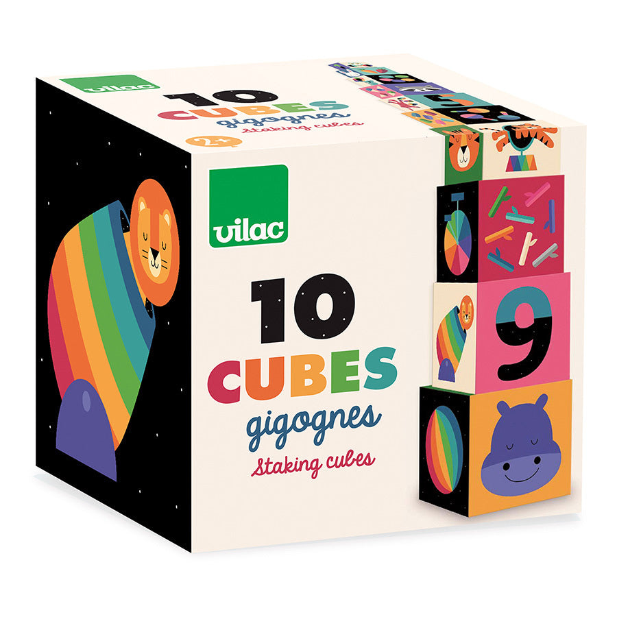 Cubes gigognes arc-en-ciel Andy Westface