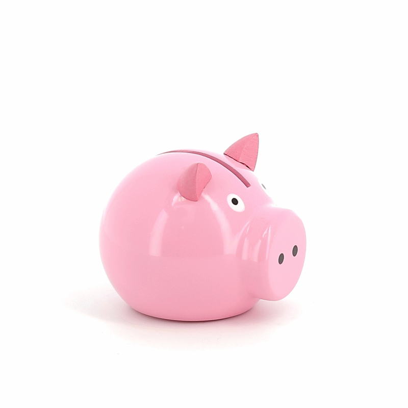 Tirelire cochon rose