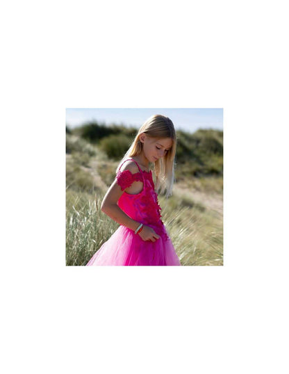 Déguisement robe de princesse avec traine Rose