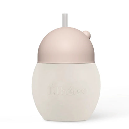 Tasse à paille lestée en silicone médical