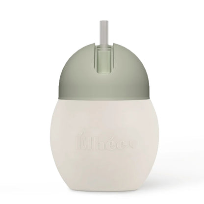 Tasse à paille lestée en silicone médical