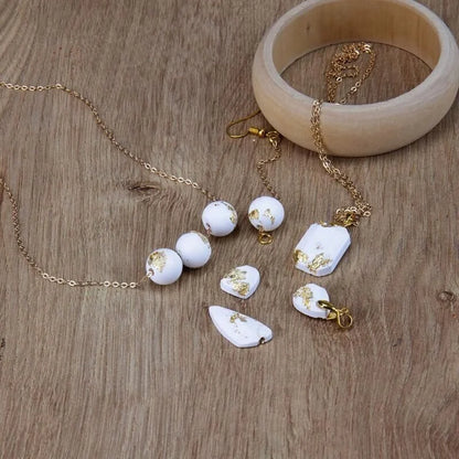 Sycomore Atelier de bijoux Ensemble de bijoux de bricolage - Béton et or
