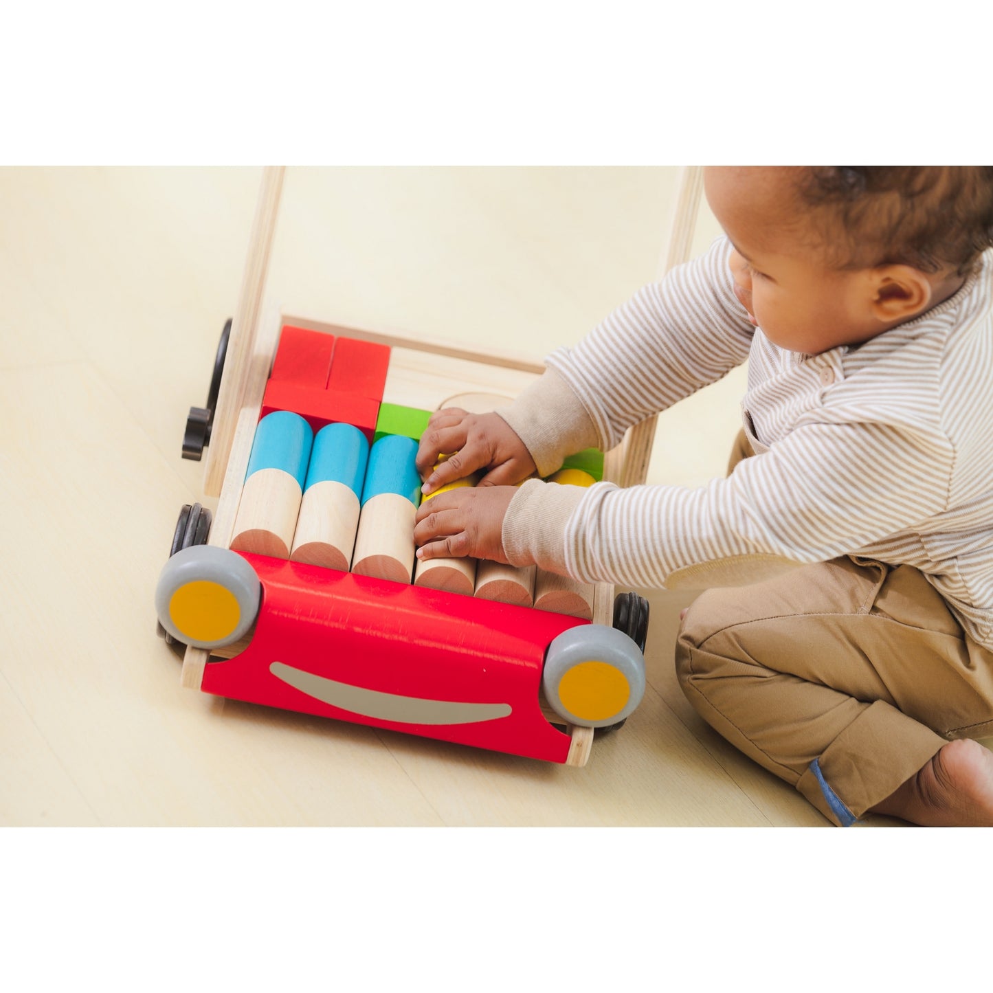 Chariot de marche et son jeu de construction