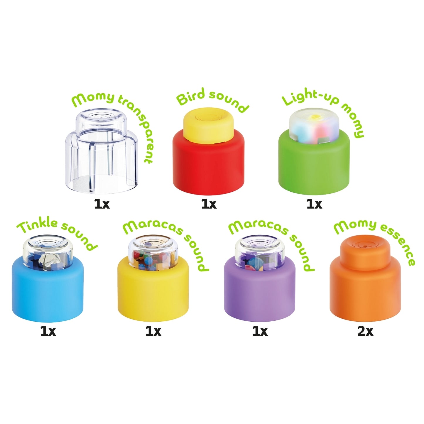Blocs souples sensoriels à empiler